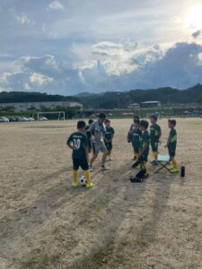 トレーニングマッチ U-11 vsトップ宮田 vs飯田 vsアザリーA vs喬木B @川路グラウンドB 2021年7月10日(土)
